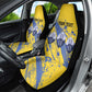 Eswatini Football Custom Car Seat Cover Sihlangu Semnikati Yellow - African Pride