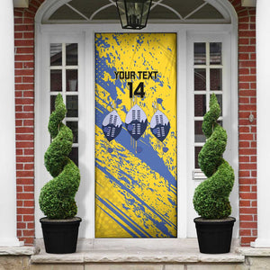 Eswatini Football Custom Door Cover Sihlangu Semnikati Yellow