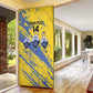 Eswatini Football Custom Door Cover Sihlangu Semnikati Yellow