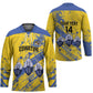 Eswatini Football Custom Hockey Jersey Sihlangu Semnikati Yellow