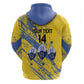 Eswatini Football Custom Hoodie Sihlangu Semnikati Yellow - African Pride