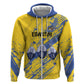 Eswatini Football Custom Hoodie Sihlangu Semnikati Yellow - African Pride