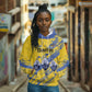 Eswatini Football Custom Hoodie Sihlangu Semnikati Yellow - African Pride