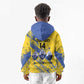 Eswatini Football Custom Kid Hoodie Sihlangu Semnikati Yellow - African Pride
