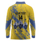 Eswatini Football Custom Long Sleeve Polo Shirt Sihlangu Semnikati Yellow - African Pride