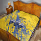 Eswatini Football Custom Quilt Sihlangu Semnikati Yellow - African Pride