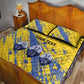 Eswatini Football Custom Quilt Bed Set Sihlangu Semnikati Yellow - African Pride