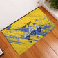 Eswatini Football Custom Rubber Doormat Sihlangu Semnikati Yellow - African Pride