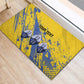 Eswatini Football Custom Rubber Doormat Sihlangu Semnikati Yellow - African Pride