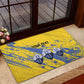 Eswatini Football Custom Rubber Doormat Sihlangu Semnikati Yellow - African Pride