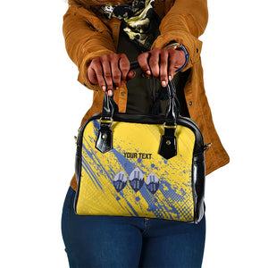 Eswatini Football Custom Shoulder Handbag Sihlangu Semnikati Yellow - African Pride