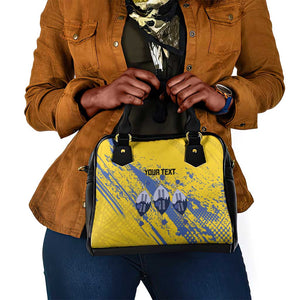 Eswatini Football Custom Shoulder Handbag Sihlangu Semnikati Yellow - African Pride