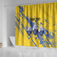 Eswatini Football Custom Shower Curtain Sihlangu Semnikati Yellow - African Pride