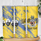 Eswatini Football Custom Skinny Tumbler Sihlangu Semnikati Yellow - African Pride