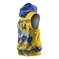 Eswatini Football Custom Sleeveless Hoodie Sihlangu Semnikati Yellow - African Pride