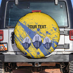 Eswatini Football Custom Spare Tire Cover Sihlangu Semnikati Yellow - African Pride