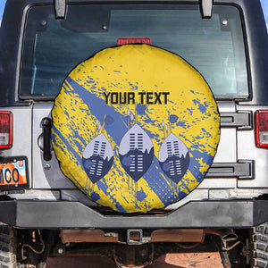 Eswatini Football Custom Spare Tire Cover Sihlangu Semnikati Yellow - African Pride