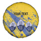 Eswatini Football Custom Spare Tire Cover Sihlangu Semnikati Yellow - African Pride