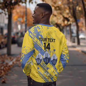 Eswatini Football Custom Sweatshirt Sihlangu Semnikati Yellow - African Pride