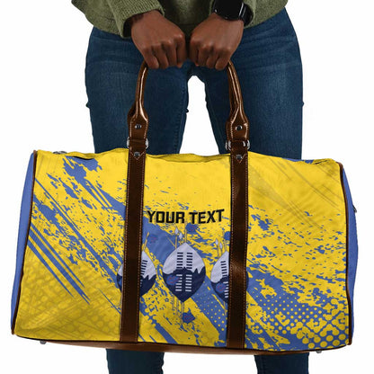 Eswatini Football Custom Travel Bag Sihlangu Semnikati Yellow