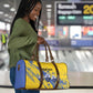 Eswatini Football Custom Travel Bag Sihlangu Semnikati Yellow