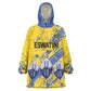 Eswatini Football Custom Wearable Blanket Hoodie Sihlangu Semnikati Yellow - African Pride
