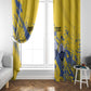 Eswatini Football Custom Window Curtain Sihlangu Semnikati Yellow - African Pride