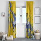 Eswatini Football Custom Window Curtain Sihlangu Semnikati Yellow - African Pride