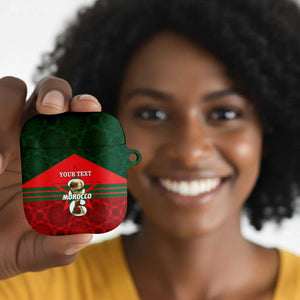 Personalized Morocco Football AirPods Case 2026 Come On Atlas Lions - African Pride