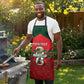 Personalized Morocco Football Apron 2026 Come On Atlas Lions - African Pride