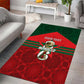 Personalized Morocco Football Area Rug 2026 Come On Atlas Lions - African Pride