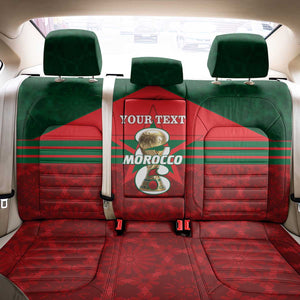 Personalized Morocco Football Back Car Seat Cover 2026 Come On Atlas Lions - African Pride