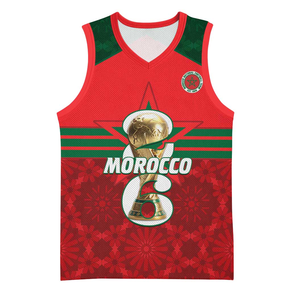 Personalized Morocco Football Basketball Jersey 2026 Come On Atlas Lions - African Pride