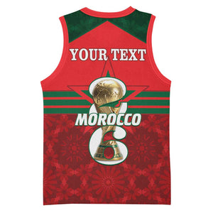 Personalized Morocco Football Basketball Jersey 2026 Come On Atlas Lions - African Pride