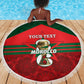 Personalized Morocco Football Beach Blanket 2026 Come On Atlas Lions - African Pride