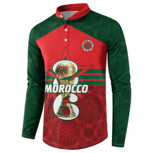 Personalized Morocco Football Button Sweatshirt 2026 Come On Atlas Lions