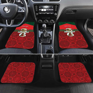 Personalized Morocco Football Car Mats 2026 Come On Atlas Lions - African Pride