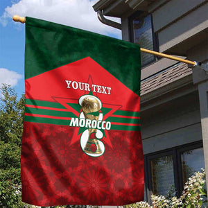 Personalized Morocco Football Garden Flag 2026 Come On Atlas Lions - African Pride