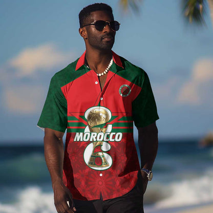 Personalized Morocco Football Hawaiian Shirt 2026 Come On Atlas Lions LT14