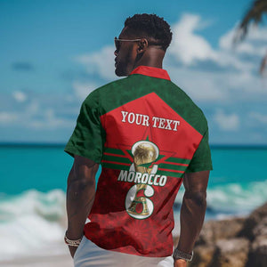 Personalized Morocco Football Hawaiian Shirt 2026 Come On Atlas Lions - African Pride