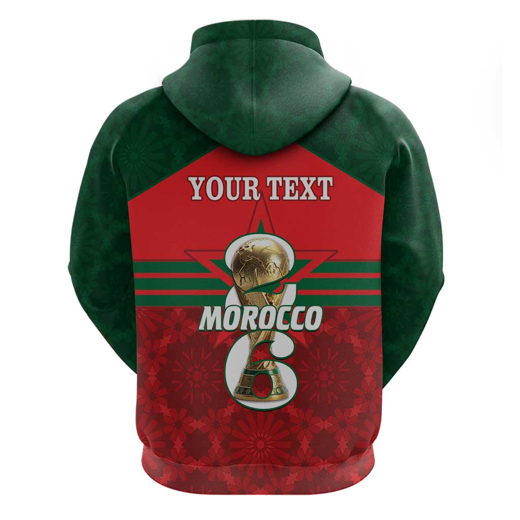 Personalized Morocco Football Hoodie 2026 Come On Atlas Lions - African Pride