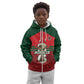 Personalized Morocco Football Kid Hoodie 2026 Come On Atlas Lions - African Pride