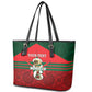 Personalized Morocco Football Leather Tote Bag 2026 Come On Atlas Lions - African Pride