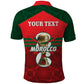 Personalized Morocco Football Polo Shirt 2026 Come On Atlas Lions - African Pride