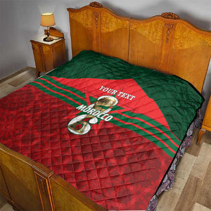 Personalized Morocco Football Quilt 2026 Come On Atlas Lions - African Pride