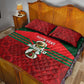 Personalized Morocco Football Quilt Bed Set 2026 Come On Atlas Lions - African Pride