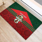 Personalized Morocco Football Rubber Doormat 2026 Come On Atlas Lions - African Pride