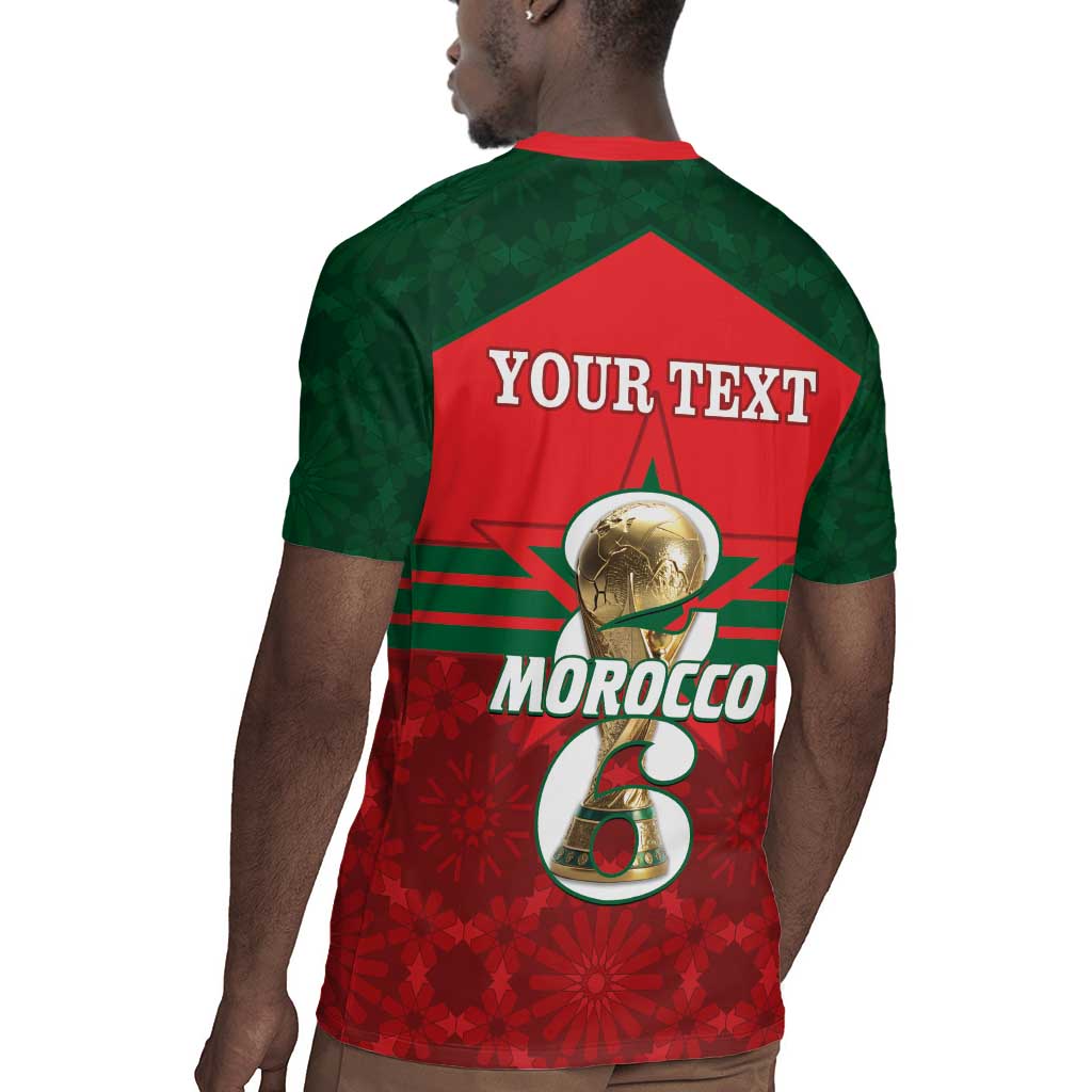 Personalized Morocco Football Rugby Jersey 2026 Come On Atlas Lions LT14