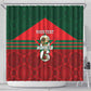 Personalized Morocco Football Shower Curtain 2026 Come On Atlas Lions - African Pride