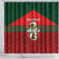 Personalized Morocco Football Shower Curtain 2026 Come On Atlas Lions - African Pride